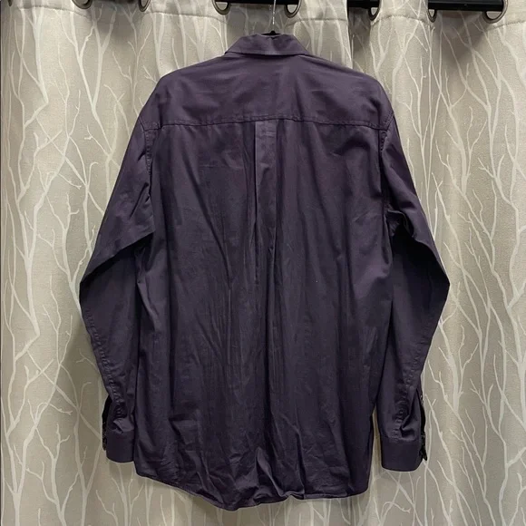 Cinch Rich Purple Shirt with Logo Men’s Size M All Cotton - Picture 3 of 5